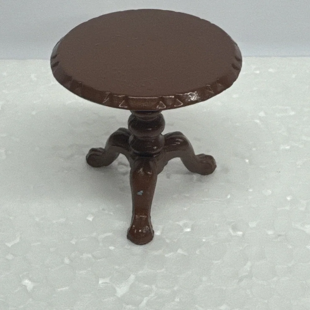 Vintage Mattel 1980 Brown Table Doll House Furniture Accessory 1.5
